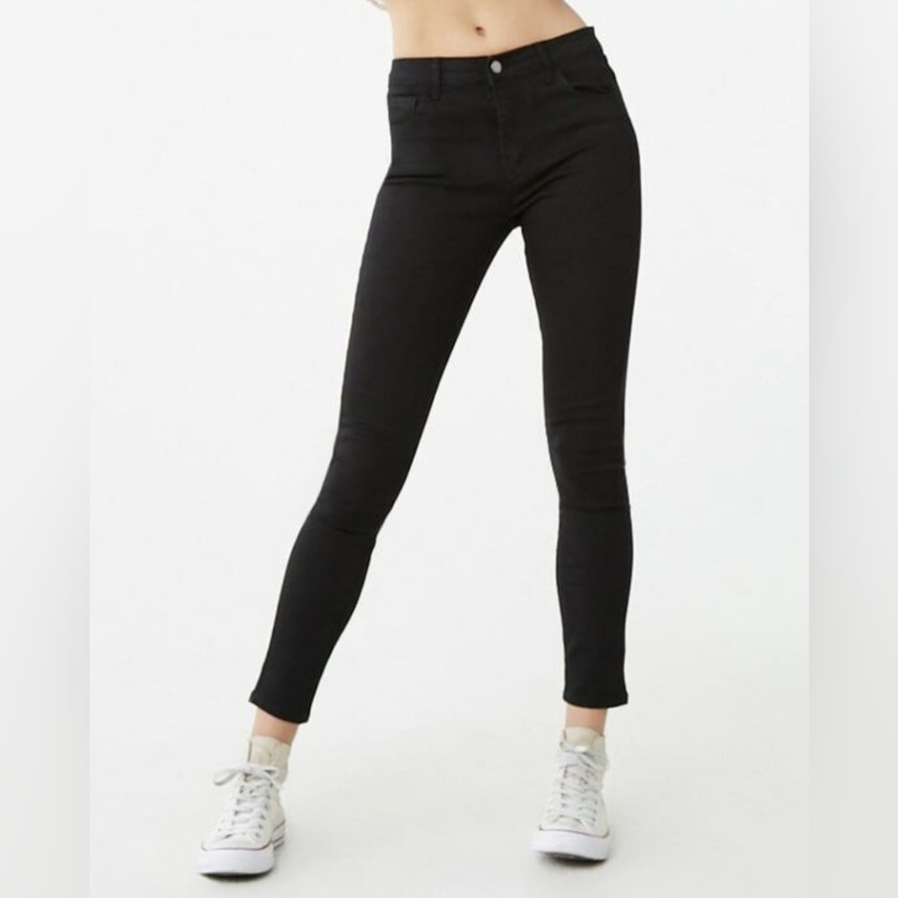 Forever 21 Mid-Rise Skinny Jeans